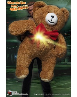 Custom Made Plush Bear For 1/6 Scale Terminator T800 Guardian Costume Display